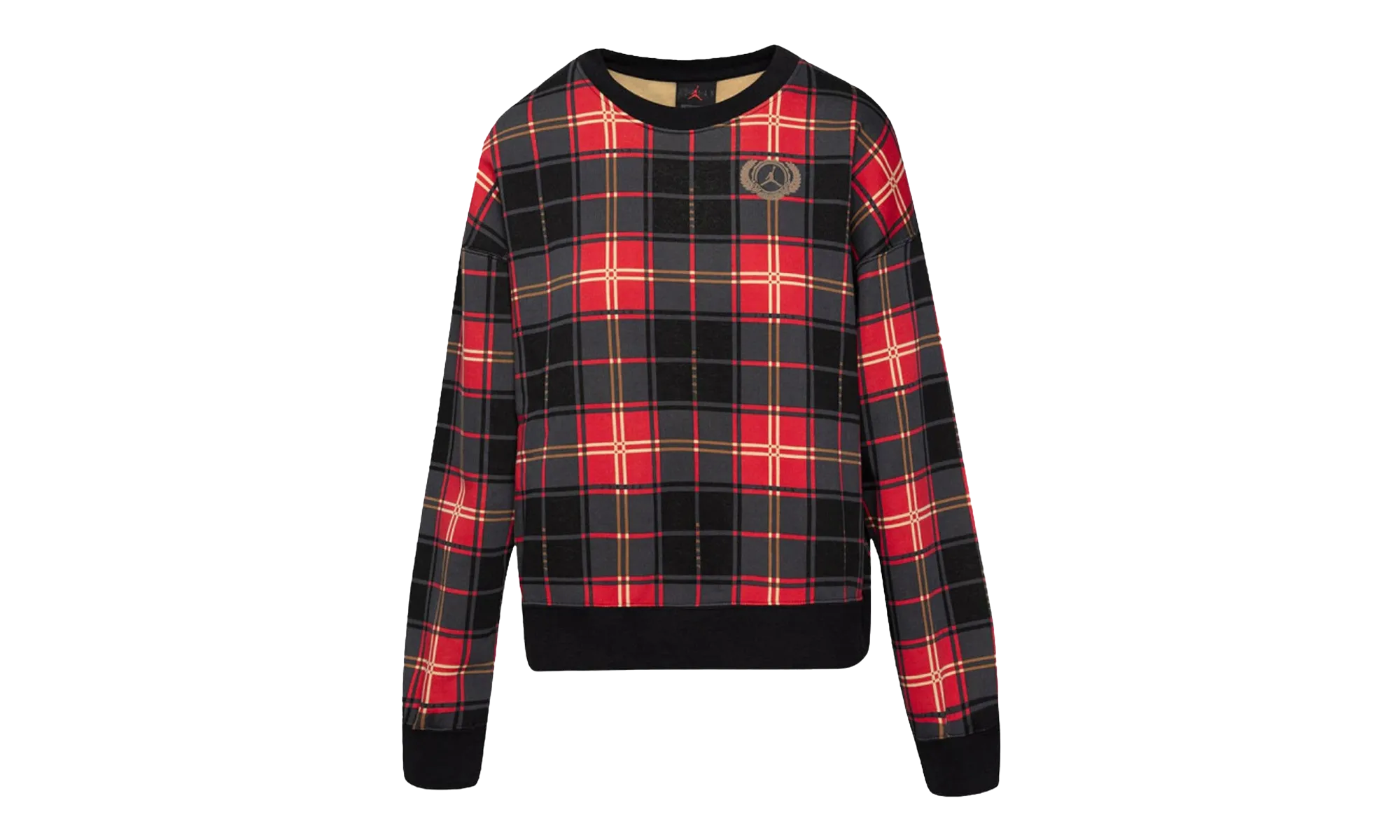 Brooklyn Women's Fleece Crew Womens Style : Dv1996 "Fire Red/Dk Driftwood" Jordan Women's styles