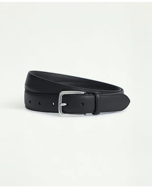 Brooks Brothers Men's Classic Leather Belt Black Brooks Brothers
