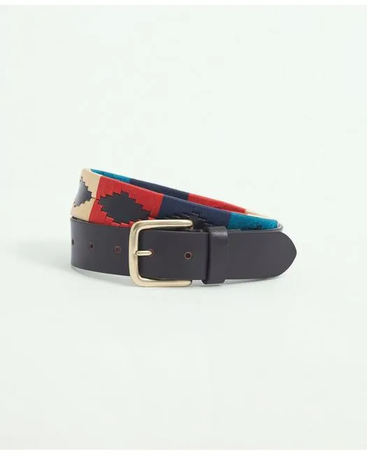 Brooks Brothers Men's Gaucho Belt Multicolor Brooks Brothers