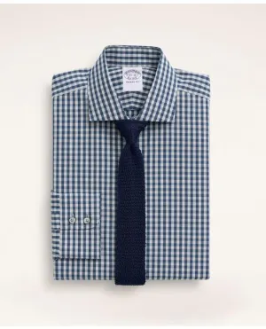 Brooks Brothers Men's Regent Regular-Fit Dress Shirt Grey/Navy Brooks Brothers