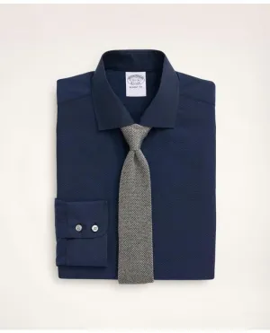 Brooks Brothers Men's Regent Regular-Fit Dress Shirt Navy Brooks Brothers