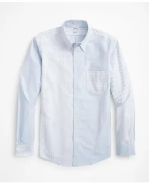 Brooks Brothers Men's Regent Regular-Fit Light-Blue Fun Sport Shirt Light Blue Brooks Brothers