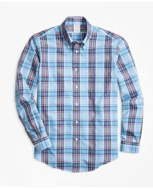 Brooks Brothers Men's Regent Regular-Fit Sport Shirt Blue/Red Brooks Brothers