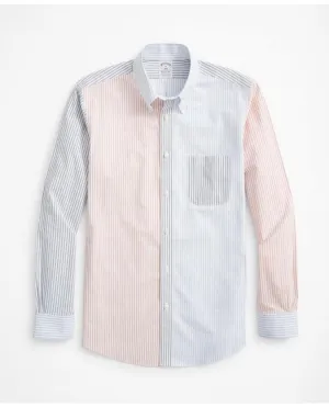 Brooks Brothers Men's Regent Regular-Fit Stripe Fun Sport Shirt Multicolor Brooks Brothers