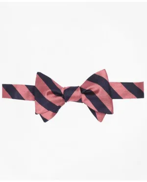 Brooks Brothers Men's Rep Bow Tie Navy/Pink Brooks Brothers