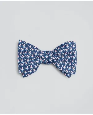 Brooks Brothers Men's Sail and Dolphin Bow Tie Navy Brooks Brothers