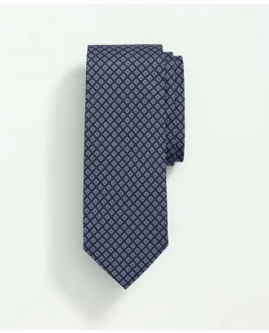 Brooks Brothers Men's Silk Diamond Dot Tie Navy/Light Blue Brooks Brothers