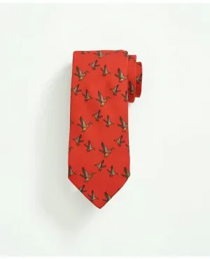 Brooks Brothers Men's Silk Mallard Tie Red Brooks Brothers