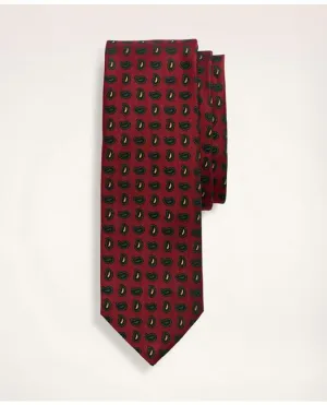 Brooks Brothers Men's Silk Pine Tie Red Brooks Brothers