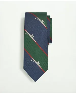 Brooks Brothers Men's Silk Rep Rower Tie Navy Brooks Brothers