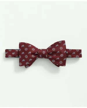Brooks Brothers Men's Silk Sailboat Bow Tie Red Brooks Brothers