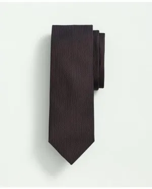 Brooks Brothers Men's Silk Twill Tie Brown Brooks Brothers