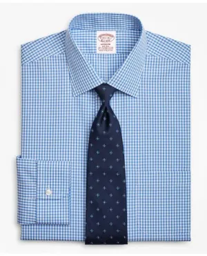 Brooks Brothers Men's Stretch Madison Relaxed-Fit Dress Shirt Blue Brooks Brothers