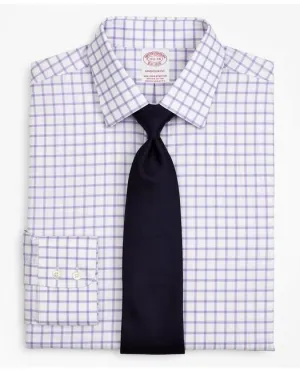 Brooks Brothers Men's Stretch Madison Relaxed-Fit Dress Shirt Lavender Brooks Brothers