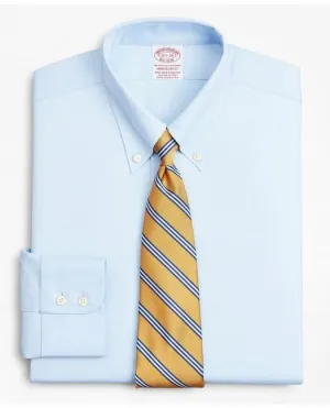 Brooks Brothers Men's Stretch Madison Relaxed-Fit Dress Shirt Light Blue Brooks Brothers