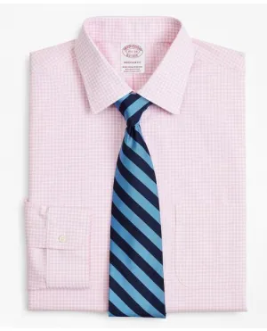 Brooks Brothers Men's Stretch Madison Relaxed-Fit Dress Shirt Pink Brooks Brothers