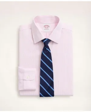 Brooks Brothers Men's Stretch Madison Relaxed-Fit Dress Shirt Pink Brooks Brothers