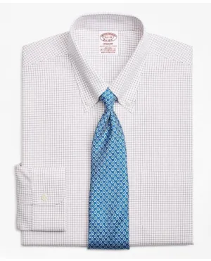 Brooks Brothers Men's Stretch Madison Relaxed-Fit Dress Shirt Red Brooks Brothers