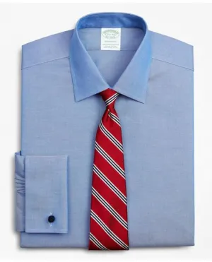 Brooks Brothers Men's Stretch Milano Slim Fit Dress Shirt Blue Brooks Brothers