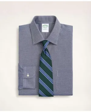 Brooks Brothers Men's Stretch Milano Slim-Fit Dress Shirt Navy Brooks Brothers