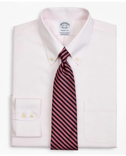 Brooks Brothers Men's Stretch Regent Regular-Fit Dress Shirt Pink Brooks Brothers