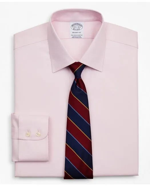 Brooks Brothers Men's Stretch Regent Regular-Fit Dress Shirt Pink Brooks Brothers