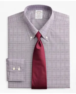 Brooks Brothers Men's Stretch Soho Extra-Slim-Fit Dress Shirt Purple Brooks Brothers