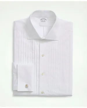 Brooks Brothers Men's Ten-Pleat Broadcloth English Collar Tuxedo Shirt White Brooks Brothers