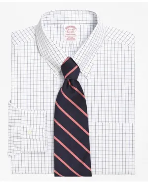 Brooks Brothers Men's Traditional Extra-Relaxed-Fit Dress Shirt Blue Brooks Brothers