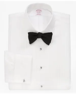 Brooks Brothers Men's Traditional Fit Ten-Pleat Tennis Collar Tuxedo Shirt White Brooks Brothers