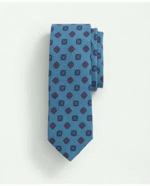 Brooks Brothers Men's Wool Silk Geo Foulard Dot Tie Teal/Purple Brooks Brothers
