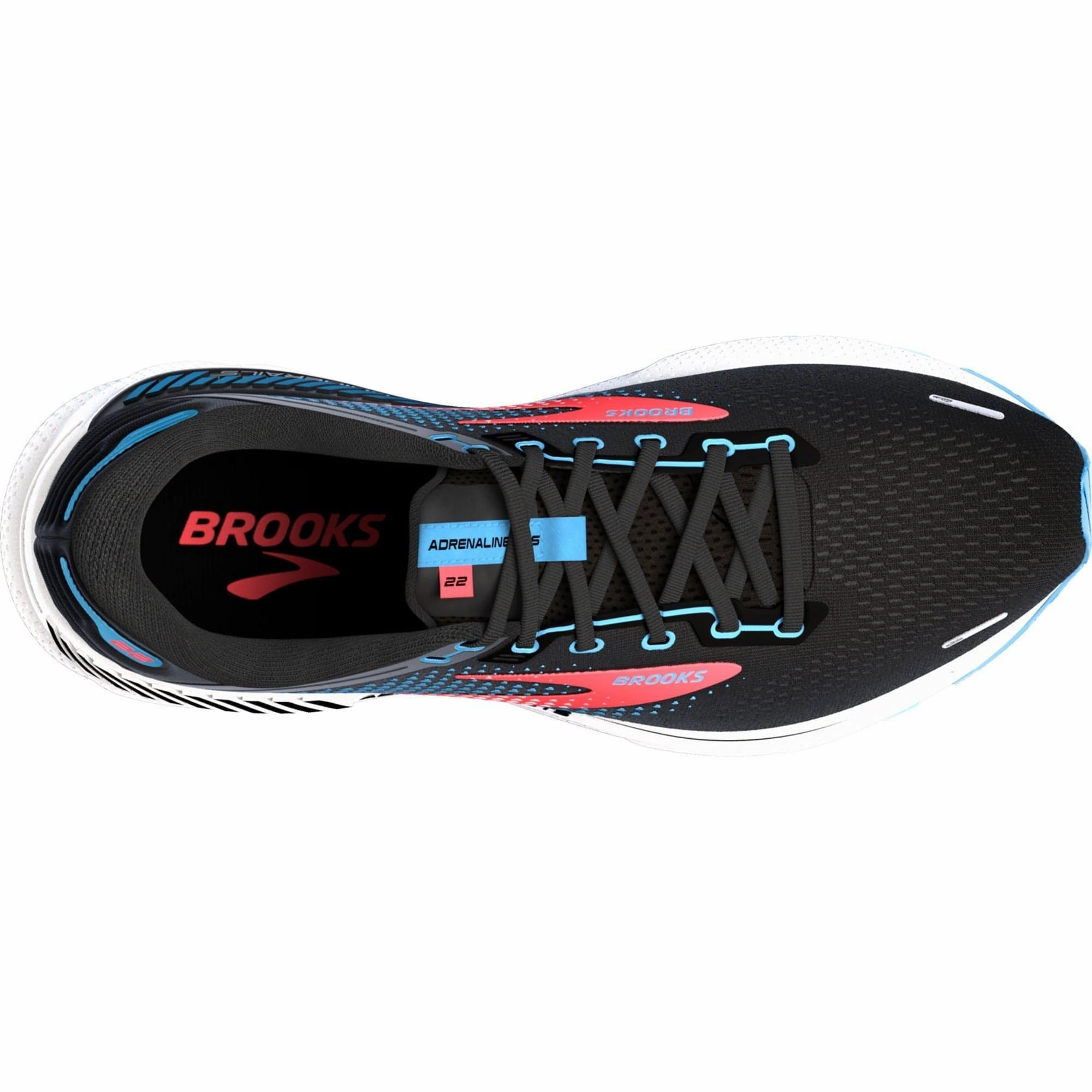 Brooks Adrenaline GTS 22 Womens Running Shoes - Black Distance Runners