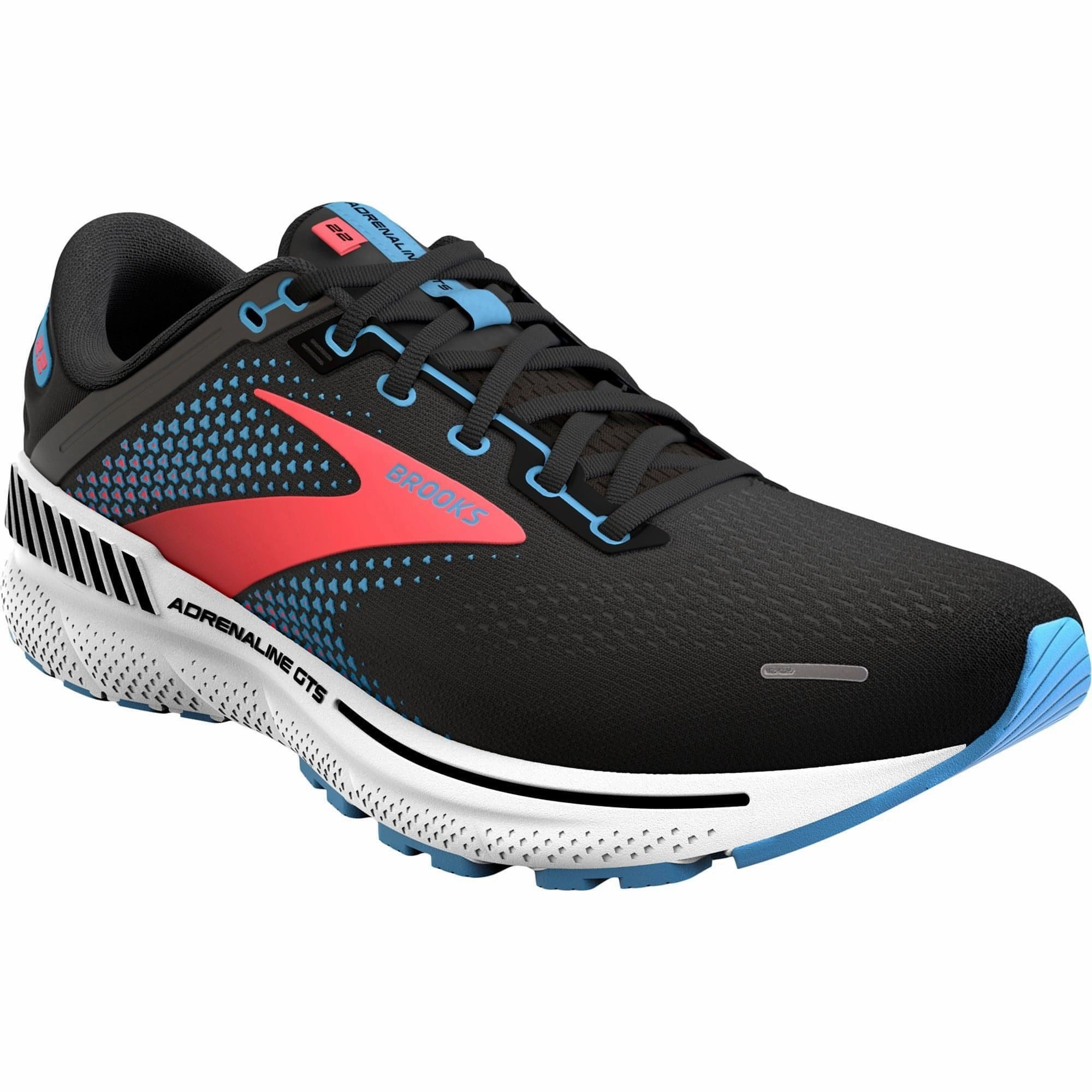 Brooks Adrenaline GTS 22 Womens Running Shoes - Black Distance Runners