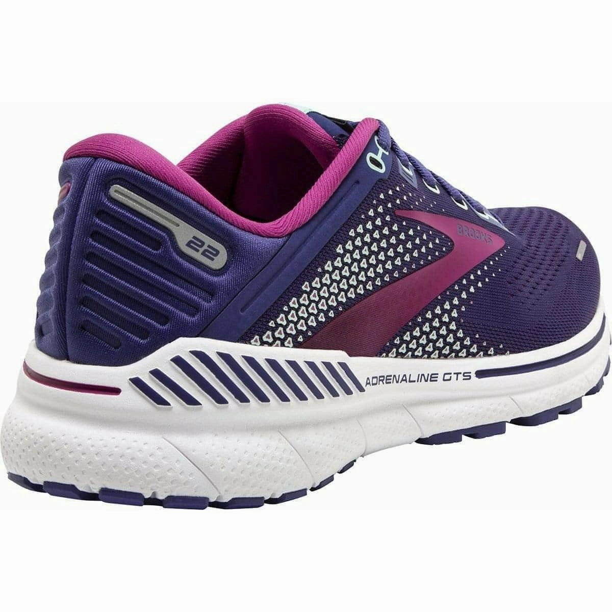 Brooks Adrenaline GTS 22 Womens Running Shoes - Purple Responsive Road Shoes