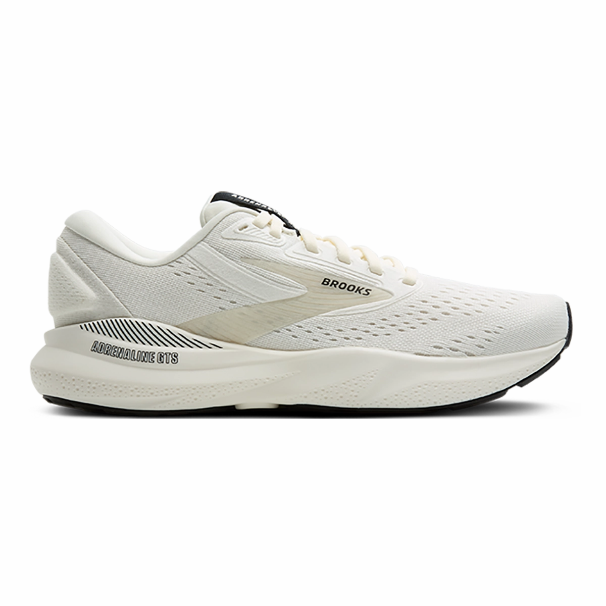 Brooks Adrenaline GTS 24 Coconut - Black - White Sand Brooks running shoes with responsive cushioning