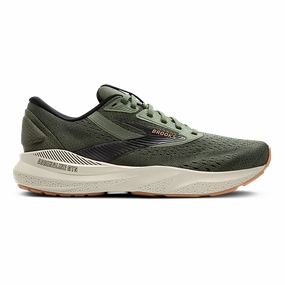 Brooks Adrenaline GTS 24 Thyme - Black - Chateau Grey Brooks running shoes with responsive cushioning