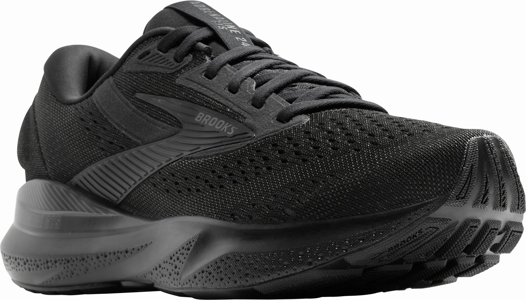 Brooks Adrenaline GTS 24 WIDE FIT Mens Running Shoes - Black Distance Runners