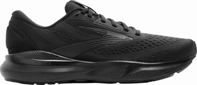 Brooks Adrenaline GTS 24 WIDE FIT Mens Running Shoes - Black Brooks cushioned sneakers for distance running