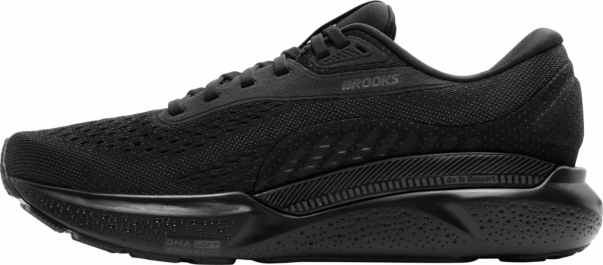 Brooks Adrenaline GTS 24 WIDE FIT Mens Running Shoes - Black Distance Runners