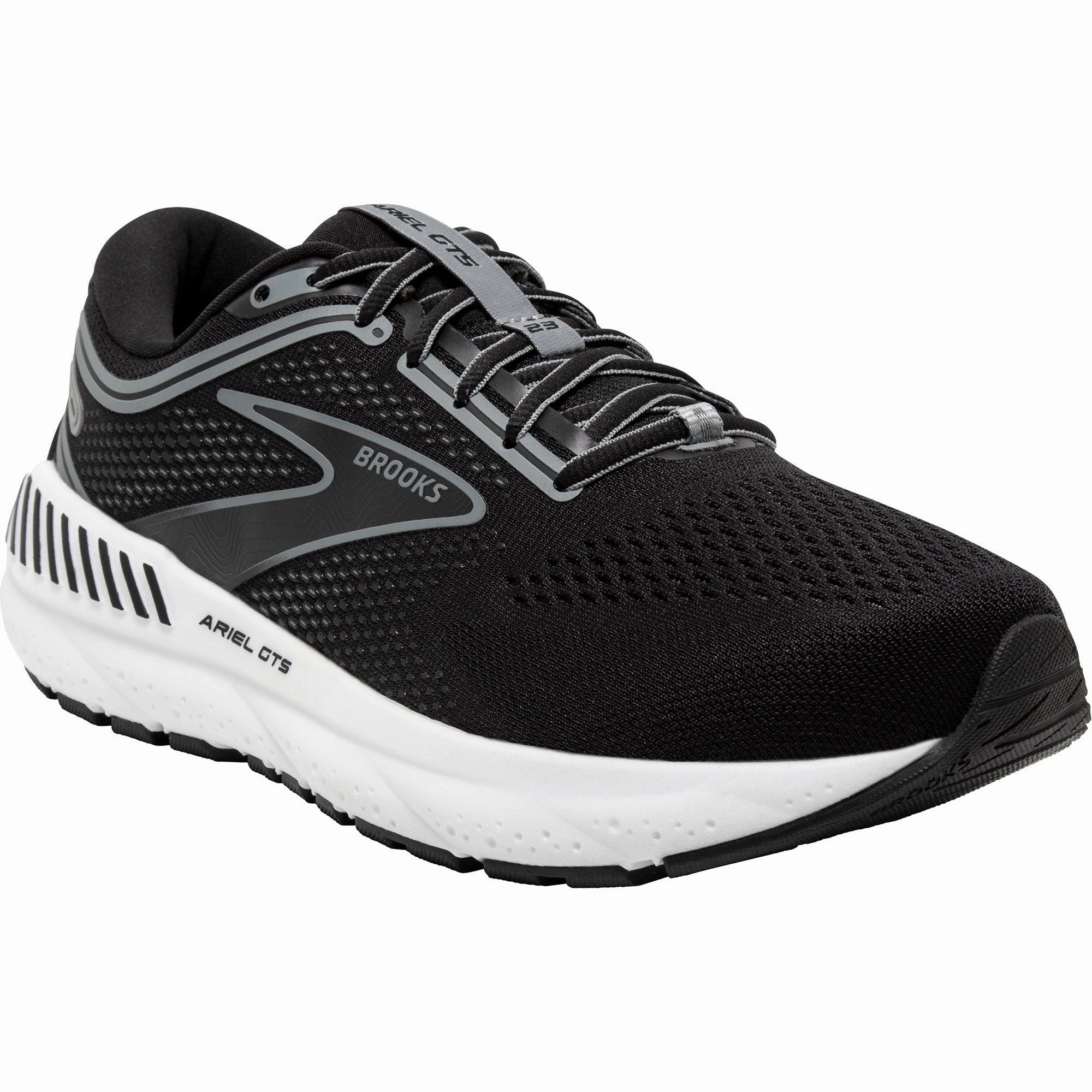 Brooks Ariel GTS 23 WIDE FIT Womens Running Shoes - Black Distance Runners