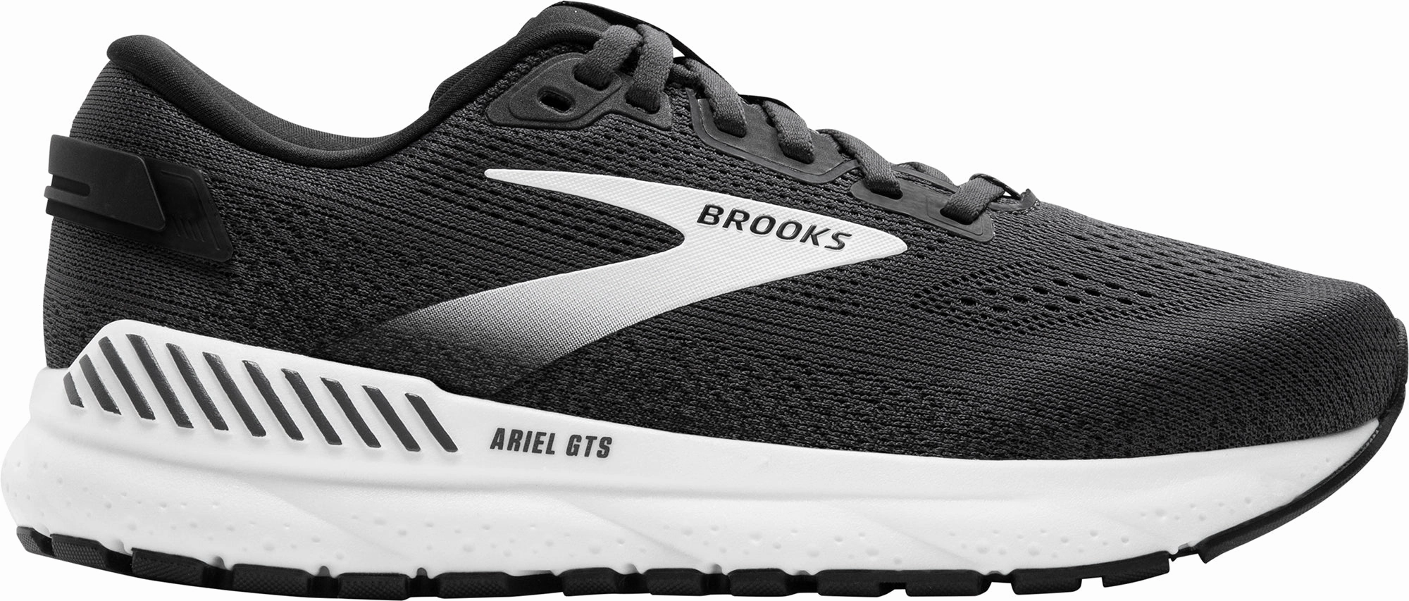 Brooks Ariel GTS 24 WIDE FIT Womens Running Shoes - Black Brooks breathable running shoes for performance