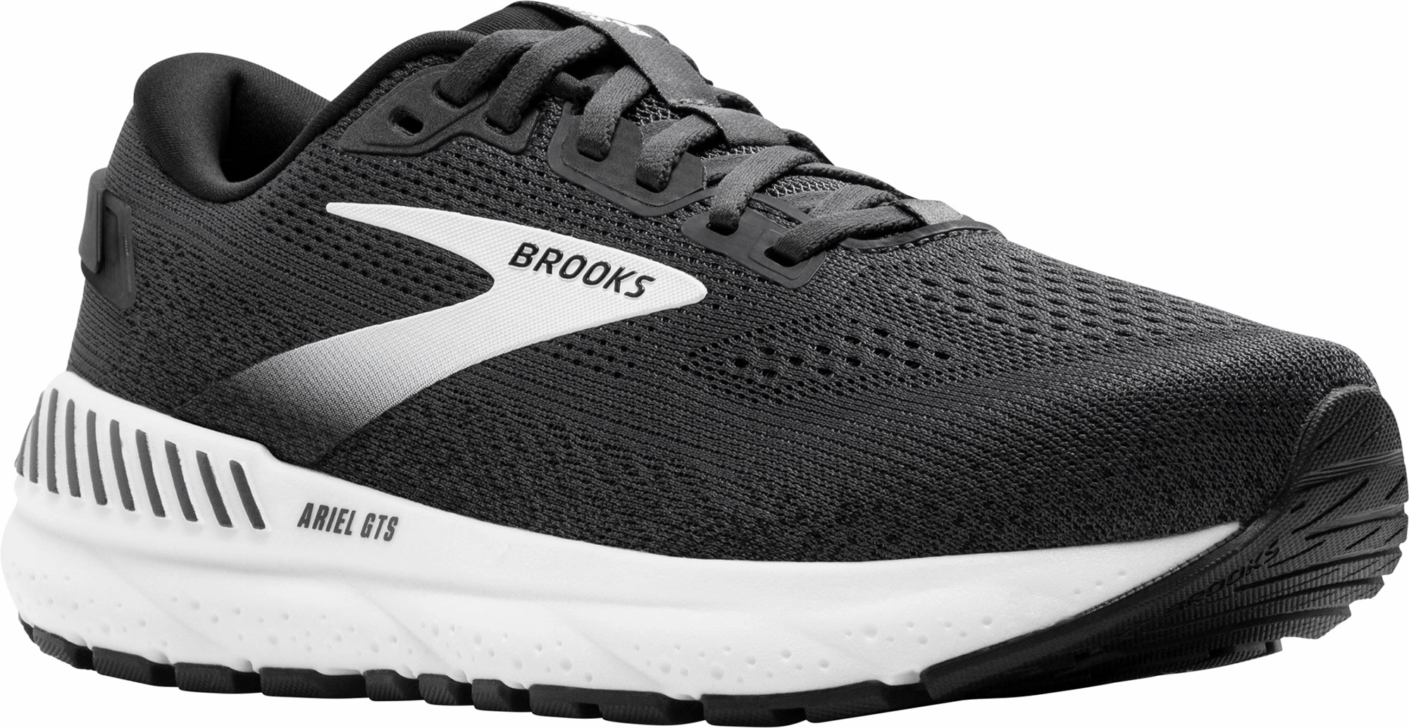 Brooks Ariel GTS 24 WIDE FIT Womens Running Shoes - Black Training Sneakers
