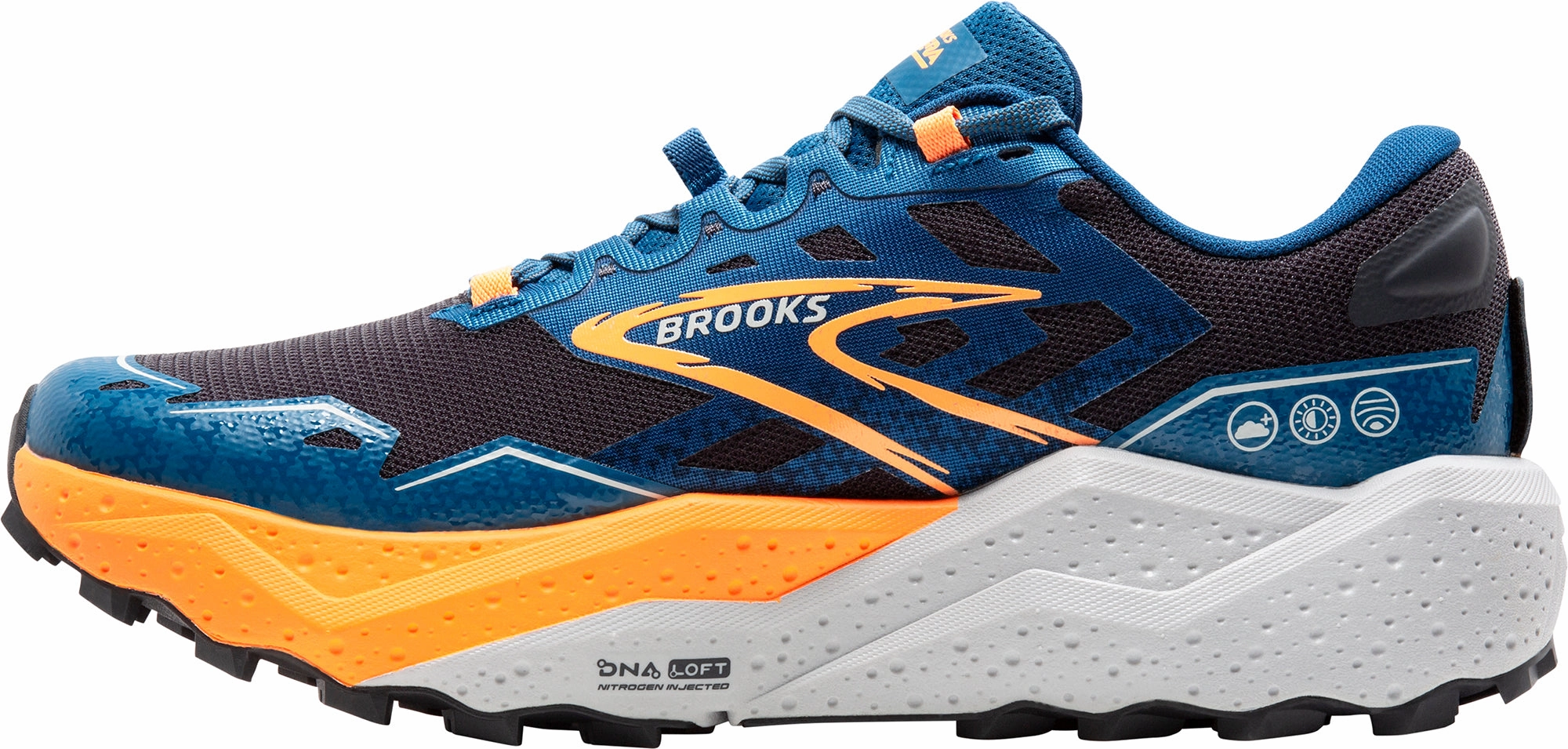 Brooks Caldera 7 Mens Trail Running Shoes - Blue Distance Runners