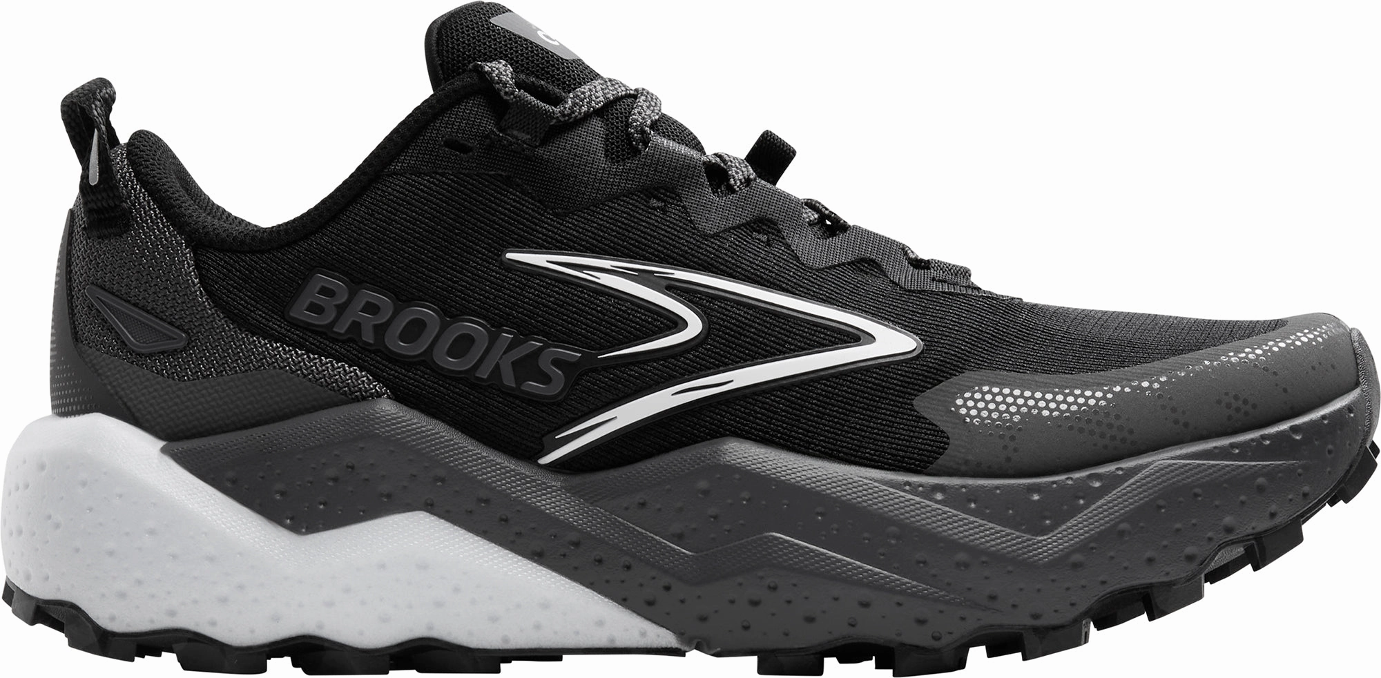 Brooks Caldera 8 Mens Trail Running Shoes - Black Brooks breathable running shoes for performance