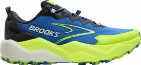 Brooks Caldera 8 Mens Trail Running Shoes - Blue Brooks cushioned sneakers for distance running