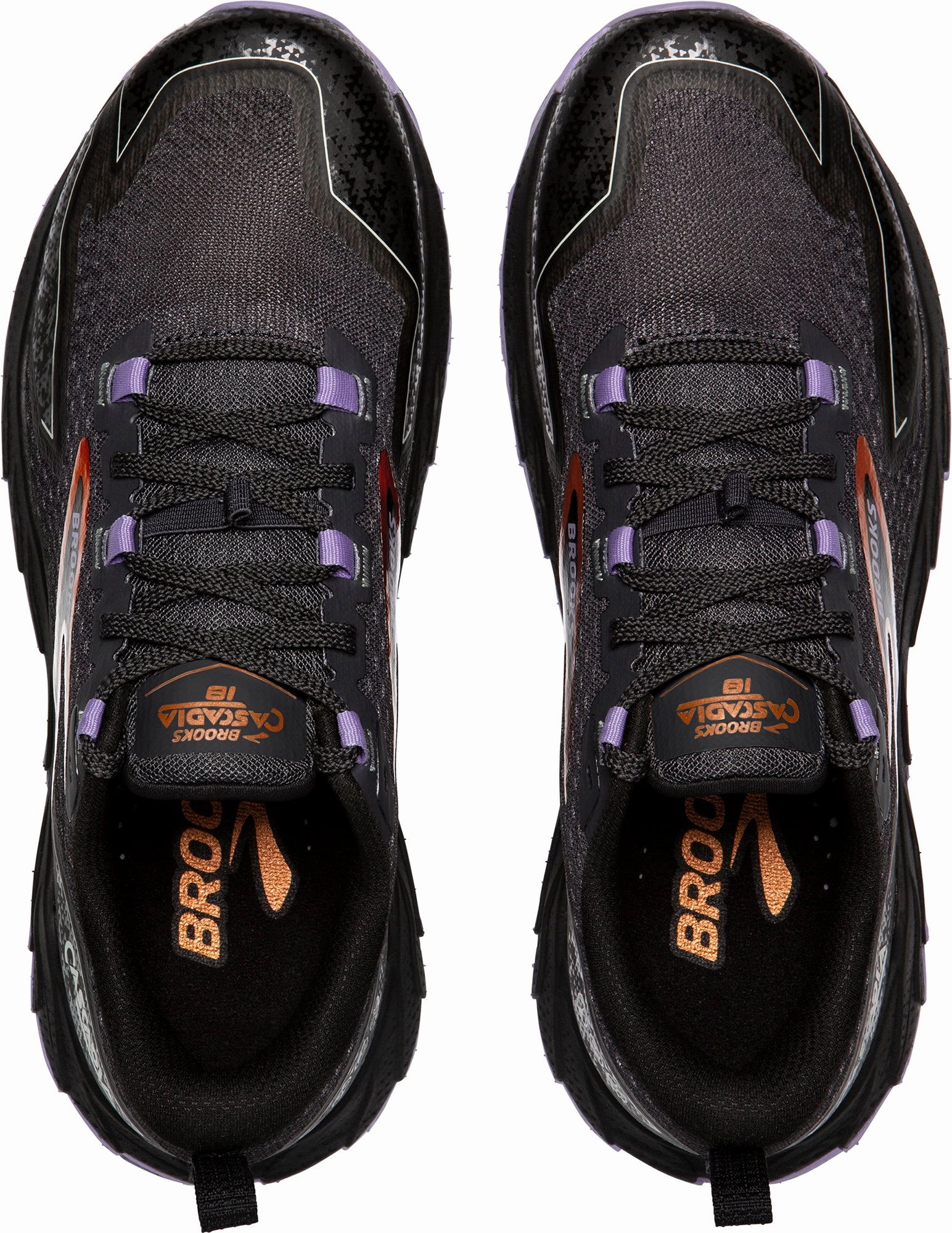 Brooks Cascadia 18 Womens Trail Running Shoes - Black Responsive Road Shoes