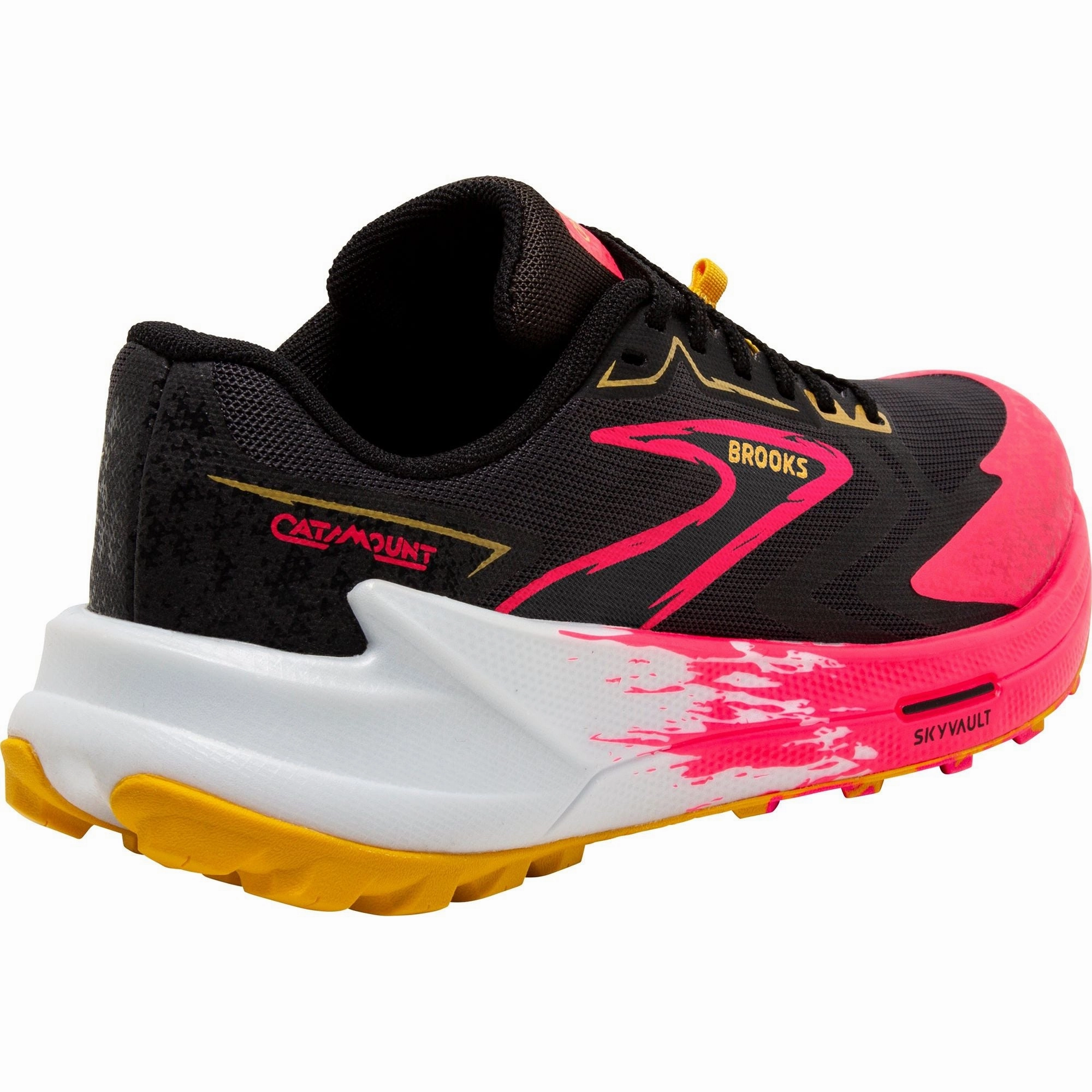 Brooks Catamount 3 Womens Trail Running Shoes - Black Responsive Road Shoes