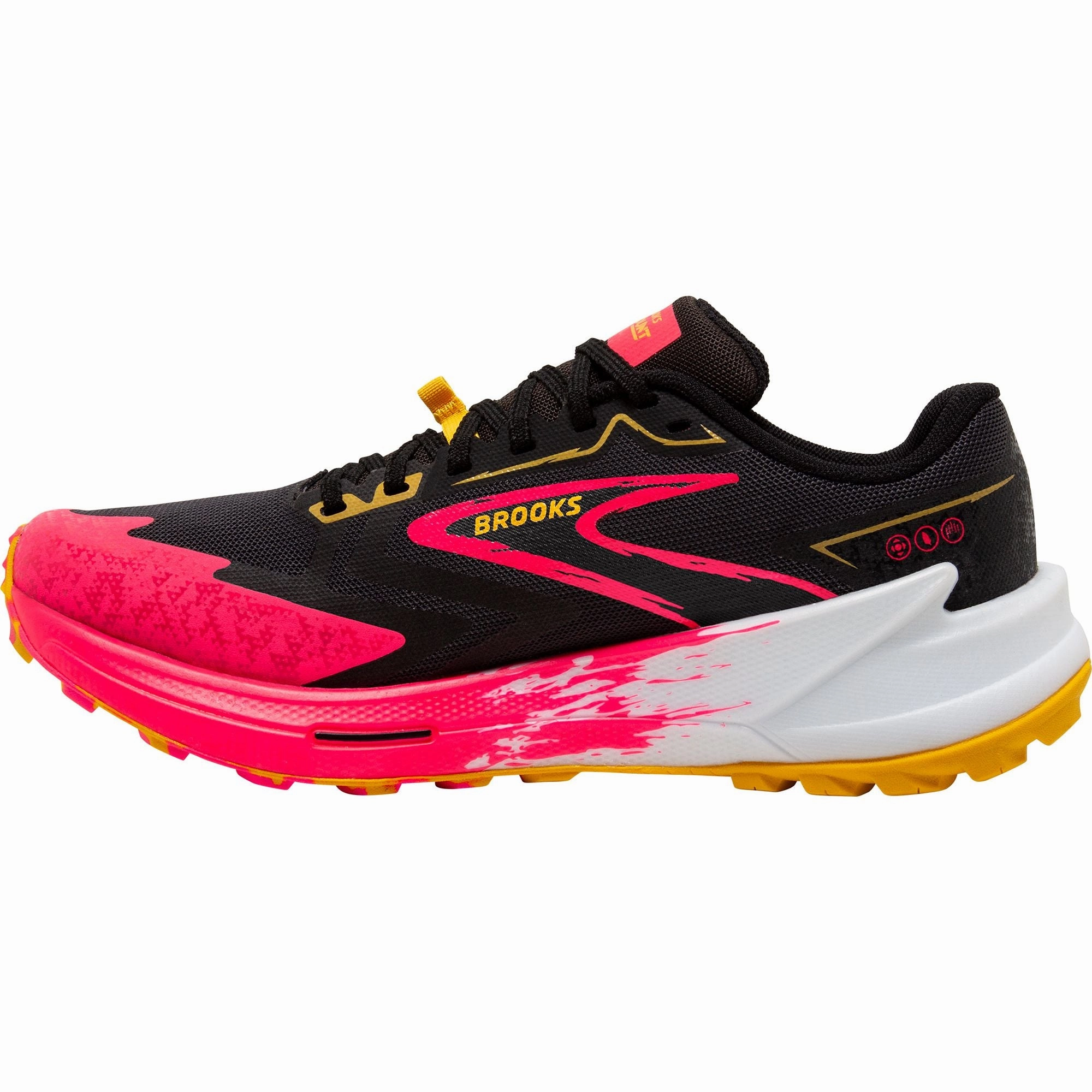Brooks Catamount 3 Womens Trail Running Shoes - Black Responsive Road Shoes