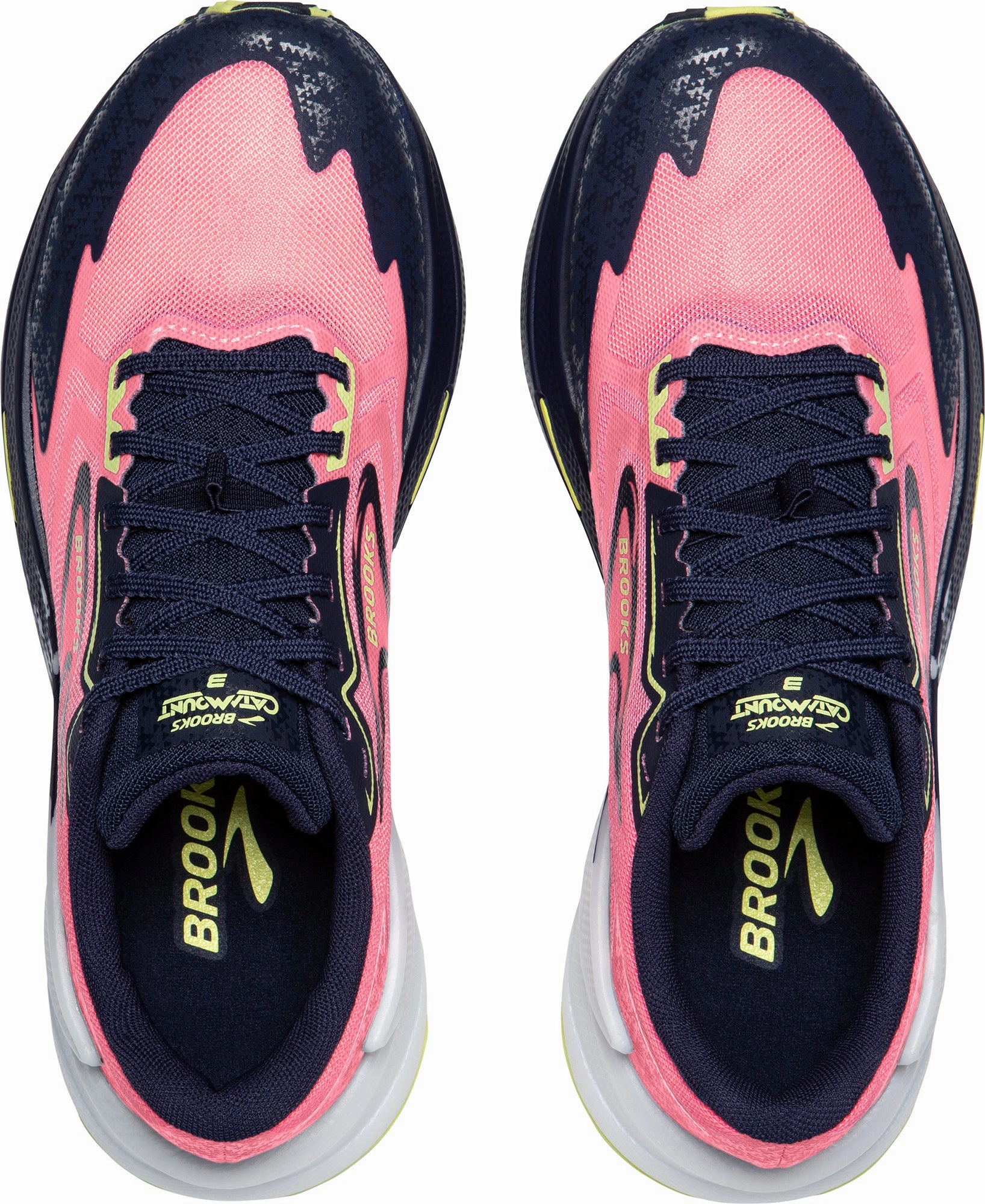 Brooks Catamount 3 Womens Trail Running Shoes - Pink Responsive Road Shoes