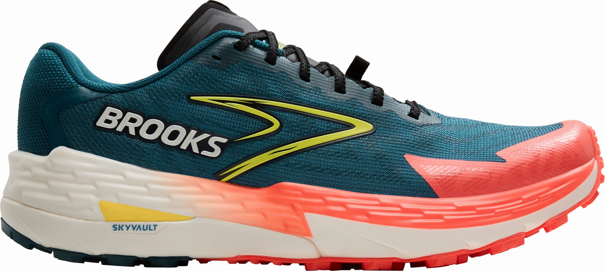 Brooks Catamount 4 Mens Trail Running Shoes - Blue Brooks breathable running shoes for performance